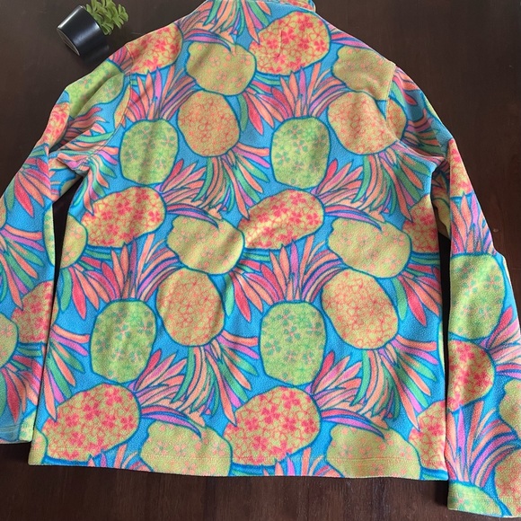 Chubbies Neon Pineapple Fleece Pullover Size Medium Unisex - Picture 3 of 8